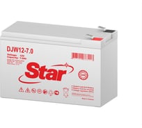 Аккумулятор для ИБП DJW12-7.0 F2 12В, 7 Ач Star УТ-00002606