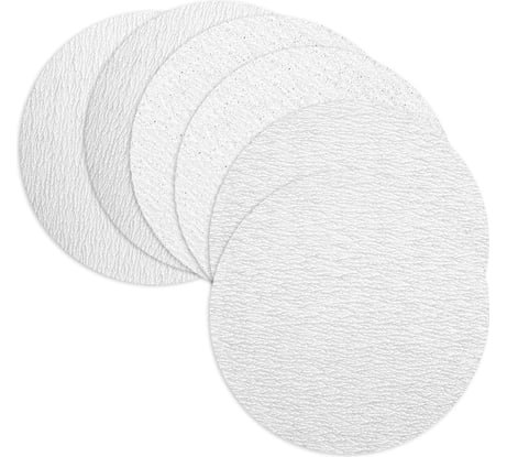 Круги шлифовальные на липучке набор 6 шт (125 мм; K60x2; K120x2; K240x2) VERTO 63H650