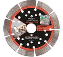 Диск алмазный по арм. бетону Segment UNI MKSS Toolbox SS0103 125x10x22.23мм SS01030125