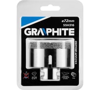 Сверло корончатое (72 мм; M14) GRAPHITE 55H316