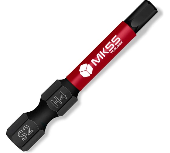 Набор торсионных магнитных бит MKSS Toolbox HEX 50мм, 10шт MK2814