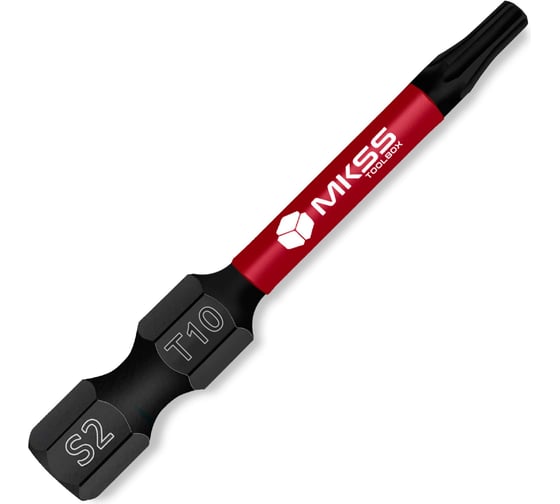Набор торсионных магнитных бит MKSS Toolbox TORX 50мм, 10шт MK2812