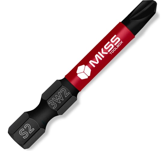 Набор торсионных магнитных бит MKSS Toolbox TRI-WING 50мм, 10шт MK2815