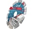 Диск алмазный LUFTER URANIUM SEGMENT H12 МОНОЛИТНЫЙ армированный бетон, гидротехнический бетон 125 мм 024-125 5