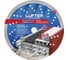 Диск алмазный LUFTER TURBO LUX LARGE тротуарная плитка, армированный бетон, все виды кирпича 232 мм 021-232 1