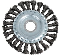 Щётка дисковая для УШМ ОТП 125 мм, 22.2, проволока жгутовая, углеродистая сталь 0.5 мм 01 01 15 01 02 04 02 01 01