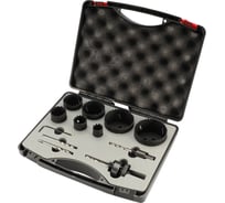 Набор коронок H-Tools Bi-metall 22-68мм HSSE-Co8 12 предметов 04403200