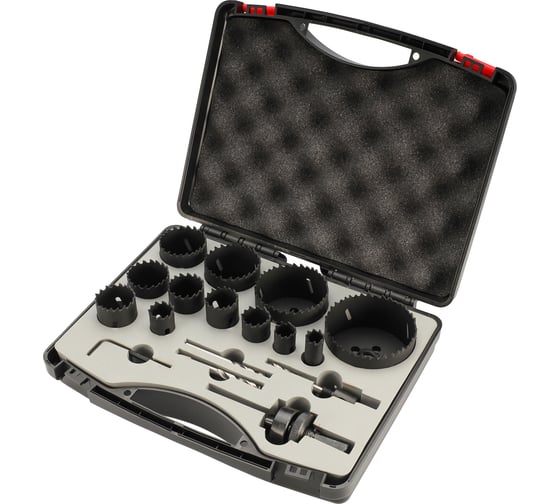 Набор коронок H-Tools Bi-metall 16-76мм HSSE-Co8 17 предметов 04403230