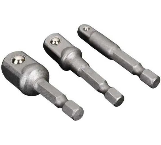 Набор адаптеров MKSS Toolbox 1/4, 3/8, 1/2", для торцевых головок с хв. 1/4" MK3104