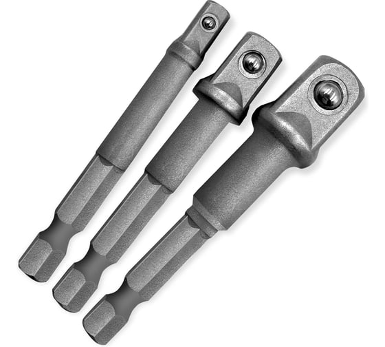 Набор адаптеров MKSS Toolbox 1/4, 3/8, 1/2", для торцевых головок с хв. 1/4" MK3104