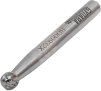 Бор-фреза БУЛАВА сферическая твердосплавная 6x5x6x50 мм, насечка ДВ BD00932X