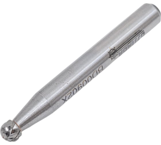 Бор-фреза БУЛАВА сферическая твердосплавная 5x4.7x6x50 мм, насечка ДВ BD00902X 1