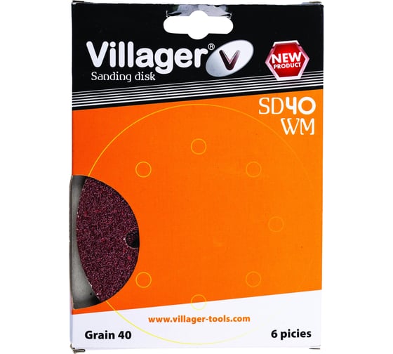 Шлифовальная бумага для орбитальной шлифовальной машины Villager SD-40WM 037005