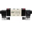 Пневмораспределитель DN.ru PND1-S2EM-52-2-T10-220VAC 3/8", каналы 8мм, с двусторонним ЭМУ D290-00288 1