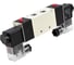 Пневмораспределитель DN.ru PND1-S2EM-52-2-T10-220VAC 3/8", каналы 8мм, с двусторонним ЭМУ D290-00288 4
