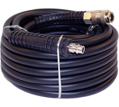 Шланг гибридный с фитингами рапид (20 м; 6х12 мм; рапид EURO) POWER TECHNIC AH6/12-20