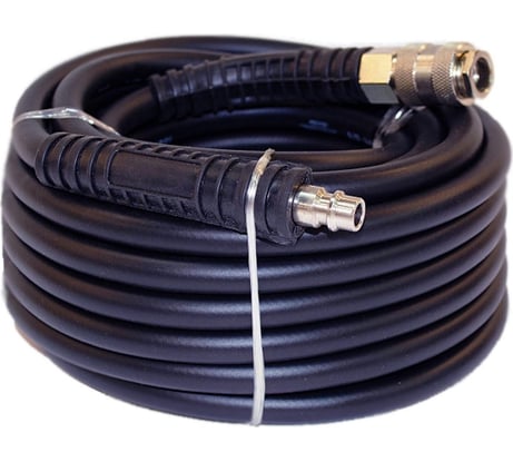 Шланг гибридный с фитингами рапид (15 м; 10х17 мм; рапид EURO) POWER TECHNIC AH10/17-15