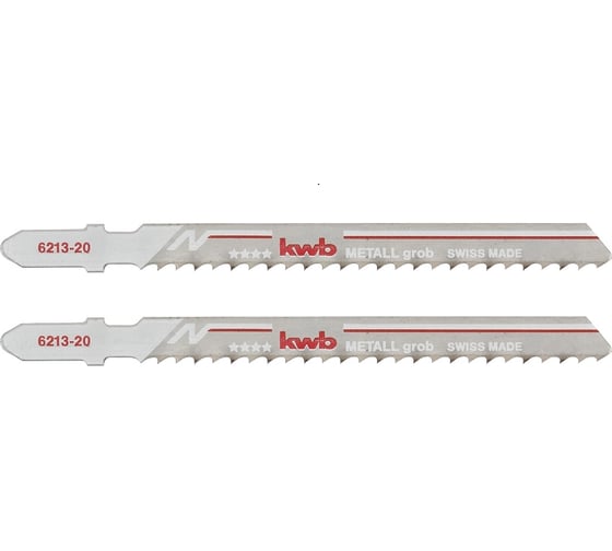 Пилки для лобзика по металлу BiM T127DF S20 2 шт kwb 621320 1