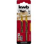 Пилки для лобзика T144D S20 2 шт KWB 620320