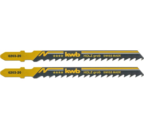 Пилки для лобзика T144D S20 2 шт KWB 620320