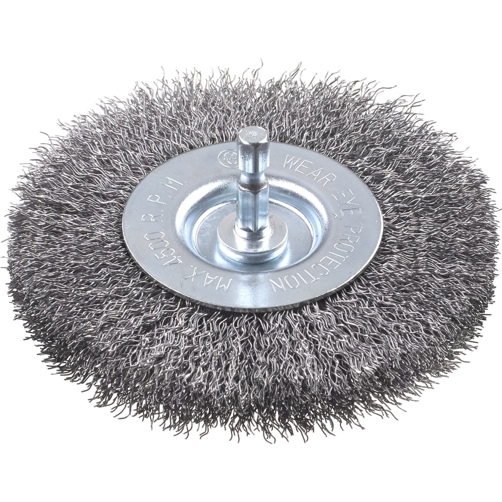 Щетка плоская для дрели жесткая, 100 мм, 0,3 мм KWB 607930 - выгодная ...
