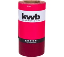 Бумага наждачная 115 мм, К240 рулон 5м, усиленная основа KWB 817824