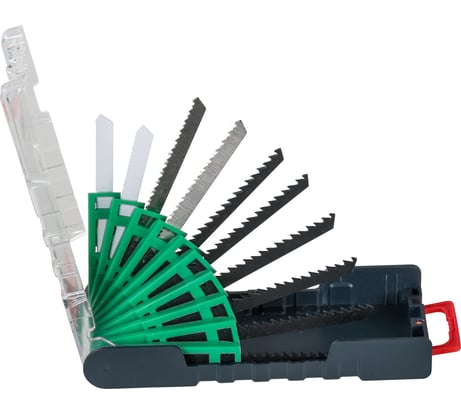 Набор пильных полотен для лобзика 10 предметов kwb 109180