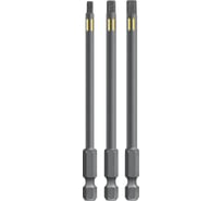 Набор бит TORSION HEX 3, 4, 5, 100 мм, 3 предмета kwb 123440