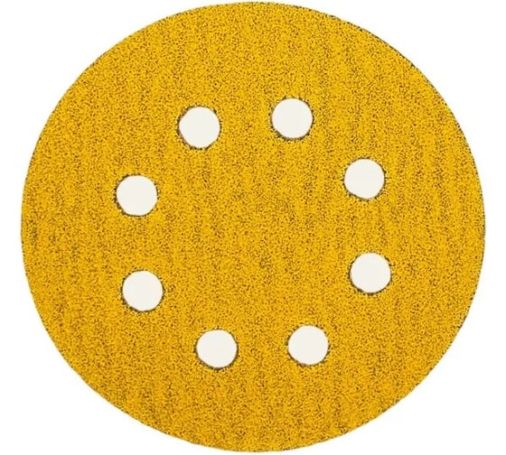 Шлифовальные круги на липучке Vitatools 125 мм, Р120, 5 шт G-125-P120-5-8 1