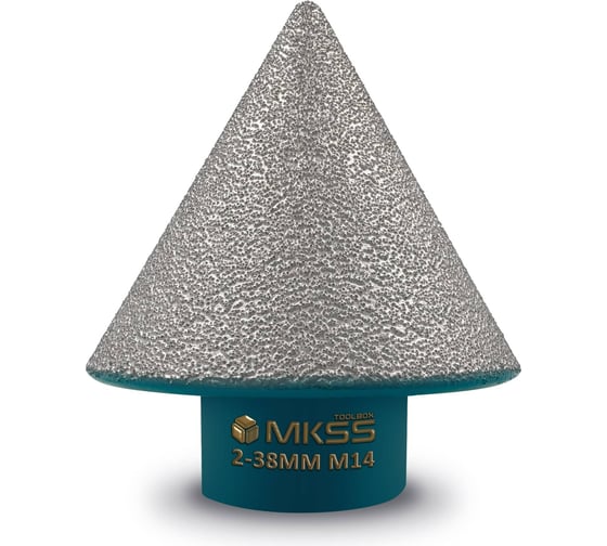 Фреза алмазная конусная MKSS Toolbox 2x38мм, М14 FA0238 1