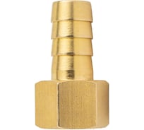 Штуцер пневматический Forsage внутр. резьба 3/8 - елочка 12мм F-FFH06/08(58752)