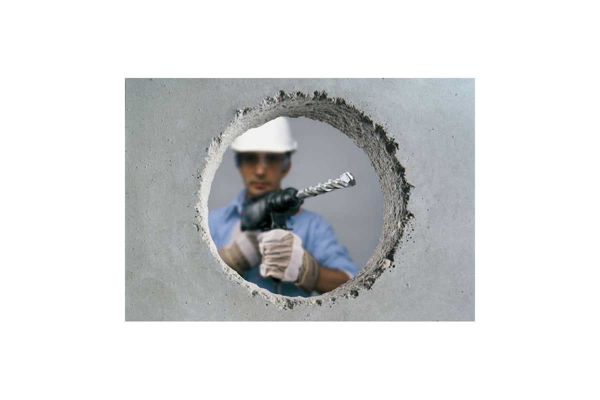 Бур SDS-Plus по бетону для перфоратора (6x160 мм) Strong СTC-011006160 ...