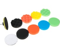 Круг для полировки ЕРМАК 125 мм, набор 11 предметов 690-157