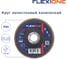 Круг лепестковый конический Flexione 125x22.2 мм, Р80 10000508 3