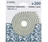 Круг алмазный гибкий шлифовальный Черепашка 100 мм, №200 Diamond Industrial DIDCHSH200 6