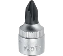 Головка с битой PH1, 1/4DR ELORA 1455-PH 1