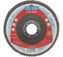 Лепестковый тарельчатый круг DS596 125x22,23мм Р40 T29 Конический D321510 Long Abrasive