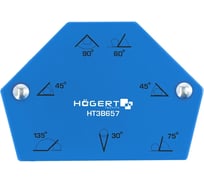 Угольник шестигранный магнитный усилие 11.5 кг для сварочных работ Hogert Technik HT3B657