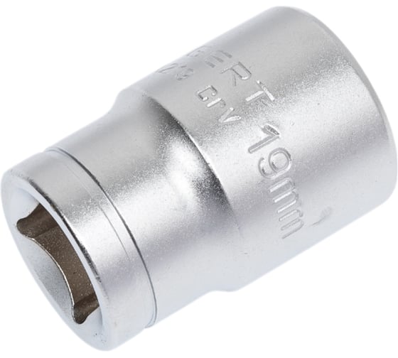 Головка торцевая шестигранная (19 мм; 1/2"; сталь CrV; DIN 3124) HOEGERT TECHNIK HT1A219