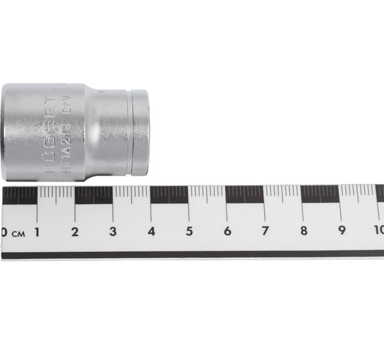 Головка торцевая шестигранная (19 мм; 1/2"; сталь CrV; DIN 3124) HOEGERT TECHNIK HT1A219