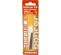 Сверло по металлу Эксперт (3 шт; 3 мм; Р6М5К5; HSS-Co5%; M35; DIN 338) BOHRER 31530030