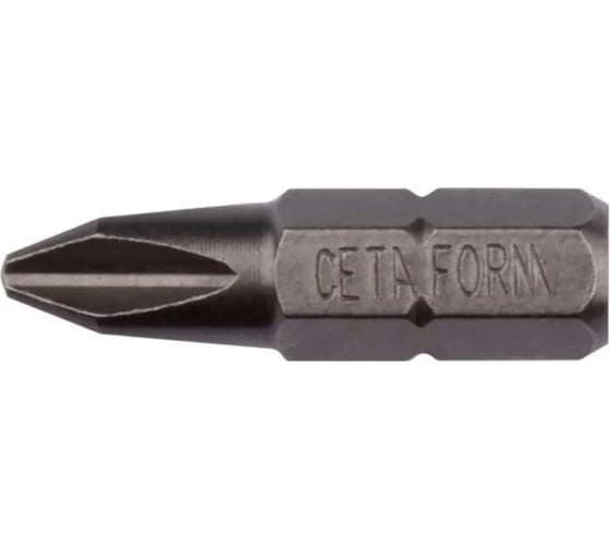 Бита CETA FORM Phillips PH0, 25мм, хвостовик Hex C 1/4 CB/250 1