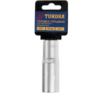 Головка торцевая удлиненная шестигранная (19 мм; 1/2"; CrV) ТУНДРА 1123572