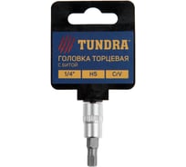 Головка с битой (H5; 1/4"; CrV) ТУНДРА 1123585