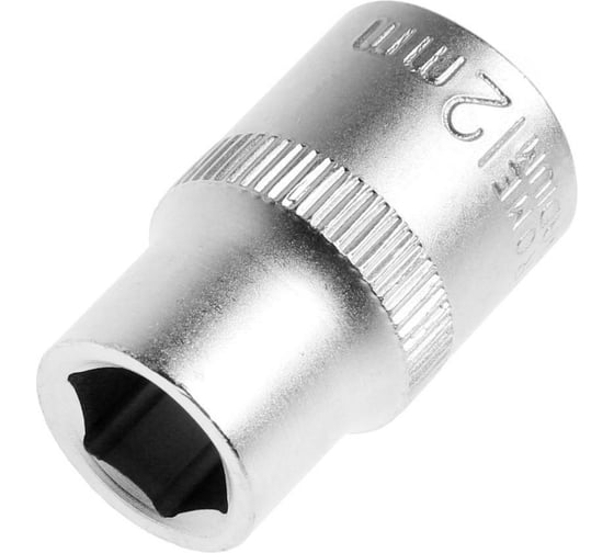 Головка торцевая шестигранная (12 мм; 1/2"; CrV) ТУНДРА 1123550