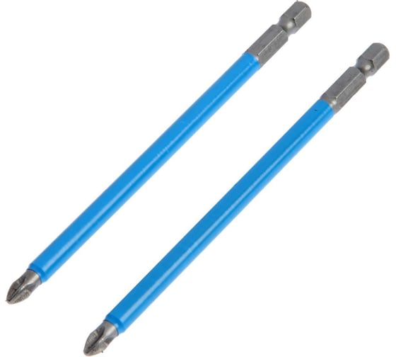 Биты намагниченные (2 шт; PH2; 127 мм; сталь CrV) ТУНДРА 2270951 1