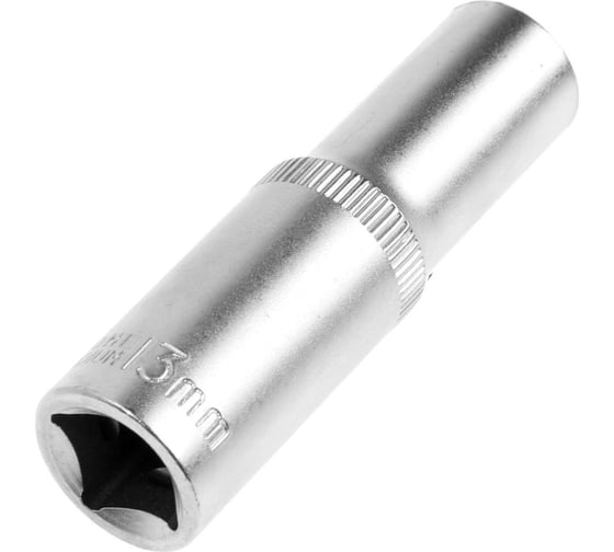 Головка торцевая удлиненная шестигранная (13 мм; 1/2"; CrV) ТУНДРА 1123568