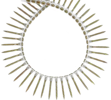 Саморезы в ленте GNG 3.9x45 мм, 1000 шт, для деревянных конструкций GNSCWS3945EG