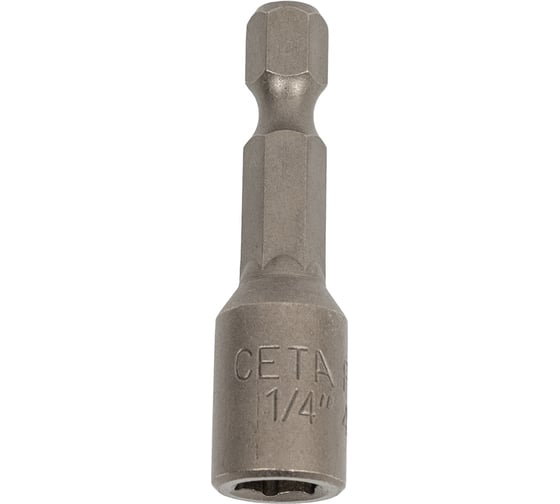 Бита магнитная 6-гранная торцевая головка CETA FORM SAE 1/4x42мм, хвостовик Hex E 1/4 BTA/010442