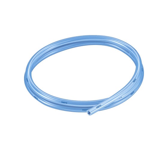 Синий полупрозрачный шланг FESTO полиуретан PUN-H-8X1,25-TBL-15 15 м 804869215 1